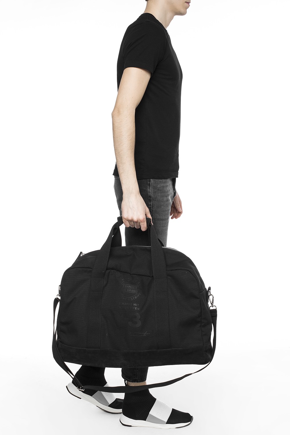 Y-3 Yohji Yamamoto Holdall with logo | Men's Bags | Vitkac
